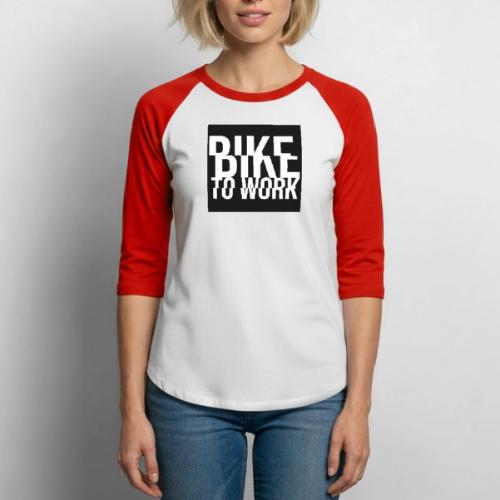 bike to work - Unisex Baseball T-Shirt