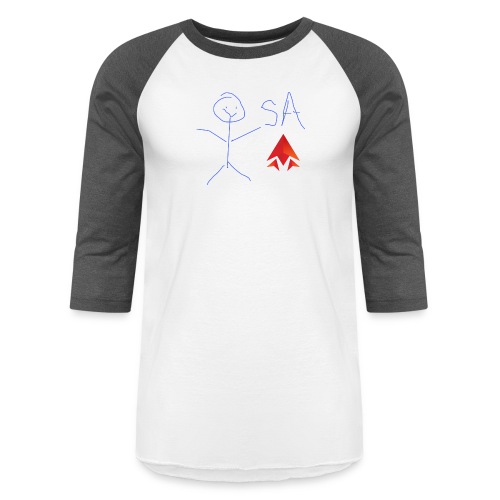 Stickman Affinity - Unisex Baseball T-Shirt