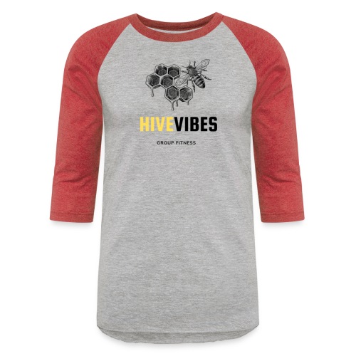 Hive Vibes Group Fitness Swag 2 - Unisex Baseball T-Shirt