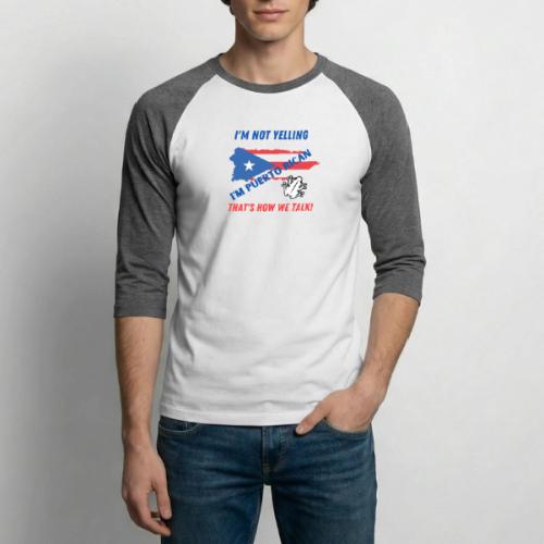 T-shirt ne criant pas - T-shirt de baseball unisexe