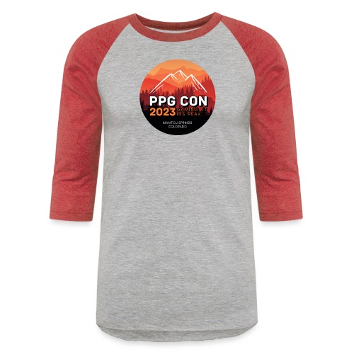 Pikes Peak Gamers Convention 2023 - Unisex Baseball T-Shirt