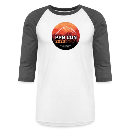 Pikes Peak Gamers Convention 2023 - Unisex Baseball T-Shirt