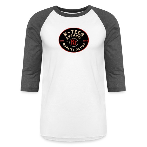 R-TEES APPAREL Quality Goods Badge - Unisex Baseball T-Shirt