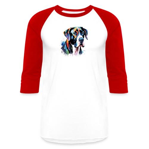 Tank - the Great Dane - Unisex Baseball T-Shirt