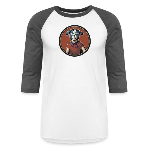 Dogboy Adventutes Red Circle Logo - Unisex Baseball T-Shirt