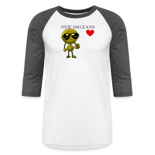 Smoon City_New Orleans - Unisex Baseball T-Shirt