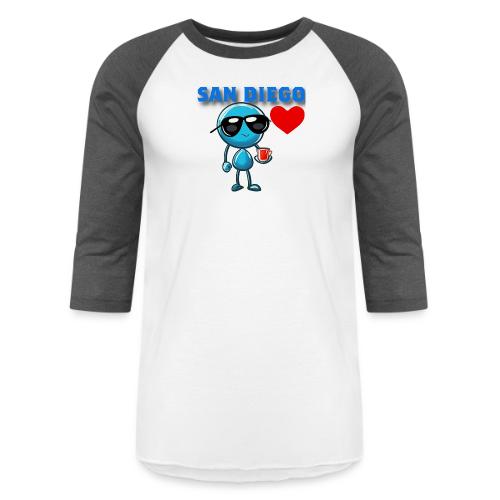 Smoon City_San Diego - Unisex Baseball T-Shirt