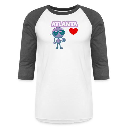 Smoon City_Atlanta - Unisex Baseball T-Shirt