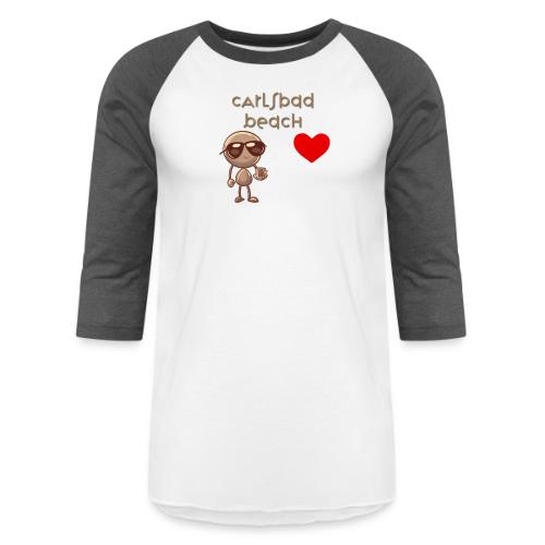 Smoon City_Carlsbad Beach - Unisex Baseball T-Shirt
