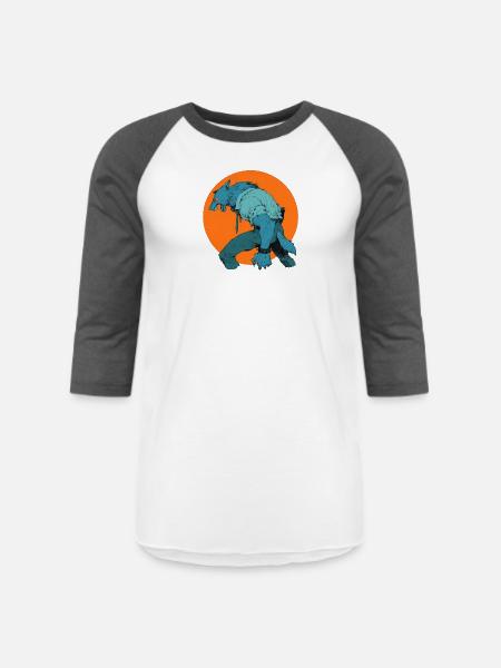 Werewolf halloween - Unisex Baseball T-Shirt - white/charcoal