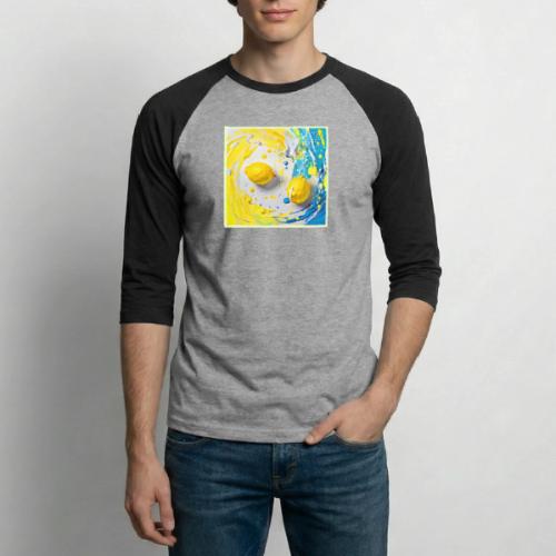 Lemons in a Splash - Unisex Baseball T-Shirt