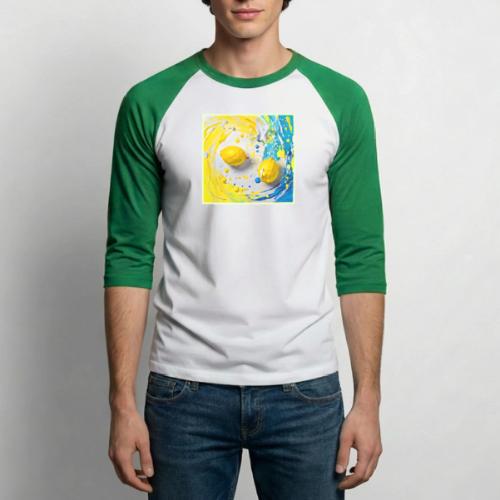 Lemons in a Splash - Unisex Baseball T-Shirt