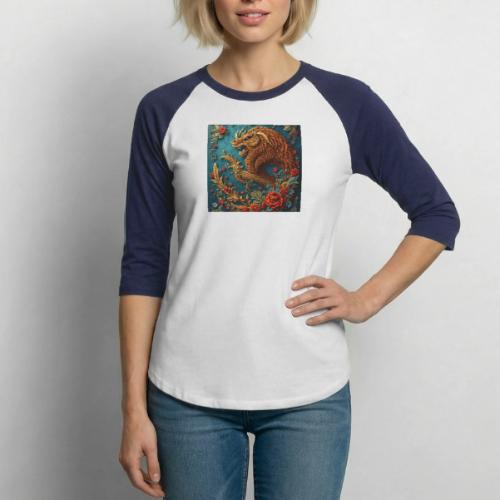 Fantasy souvenirs, regional Mexican designs - Unisex Baseball T-Shirt