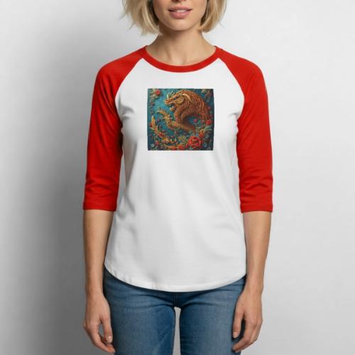 Fantasy souvenirs, regional Mexican designs - Unisex Baseball T-Shirt