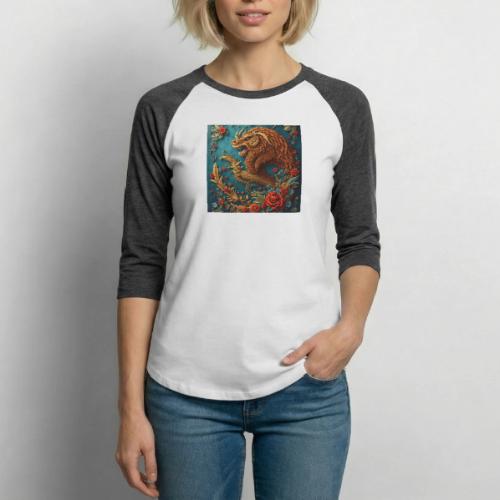 Fantasy souvenirs, regional Mexican designs - Unisex Baseball T-Shirt
