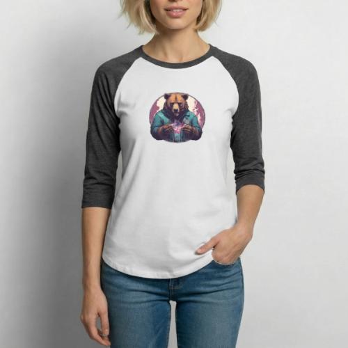 Magical Bear - Unisex Baseball T-Shirt