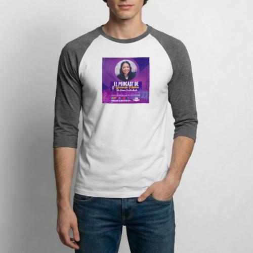 El Podcast de Yolanda Fabian La Dama de la Radio - Unisex Baseball T-Shirt