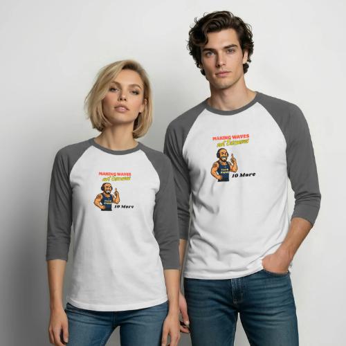 Coach Kojak Making Waves - T-shirt de baseball unisexe