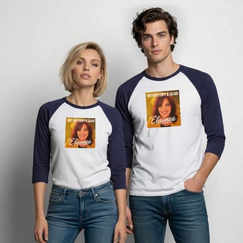 My Batteries Dead - Unisex Baseball T-Shirt