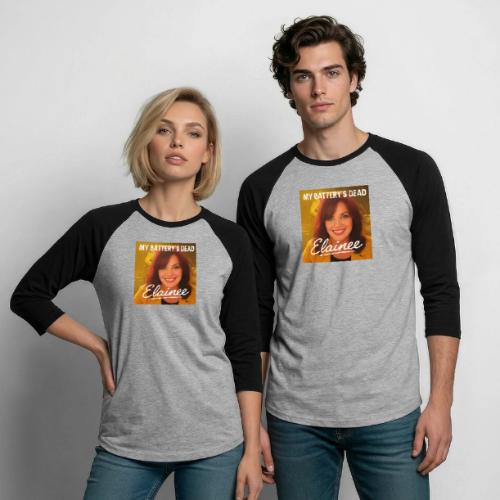 My Batteries Dead - Unisex Baseball T-Shirt