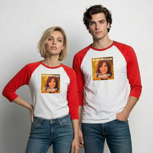 My Batteries Dead - Unisex Baseball T-Shirt