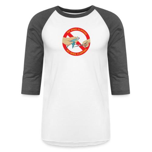 NoWingClipping PNG Logo - Unisex Baseball T-Shirt