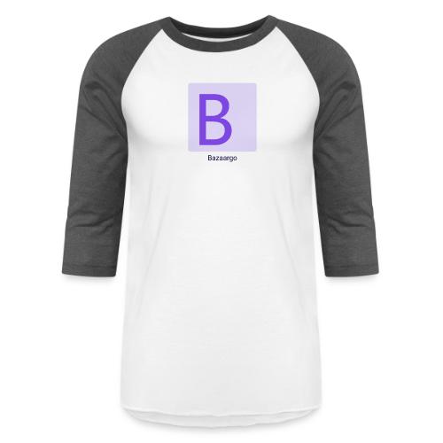 Bazaargo logo transparent - Unisex Baseball T-Shirt