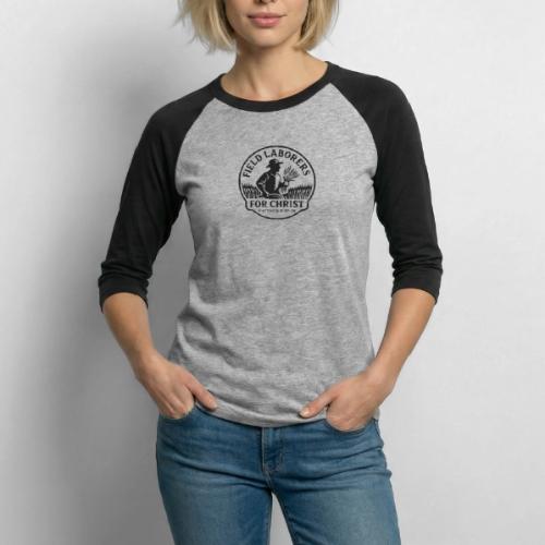 Field Labor Matt 9 37 Big background - Unisex Baseball T-Shirt