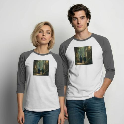 Wizards Walk - Unisex Baseball T-Shirt