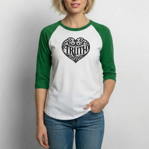 TRUTH in HEART - Unisex Baseball T-Shirt