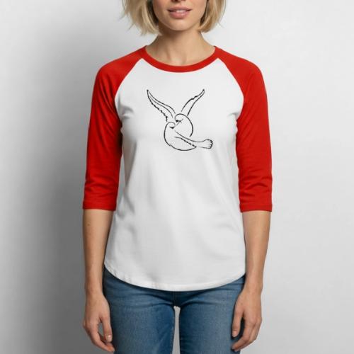 EMBRACED_TURTLEDOVES - Unisex Baseball T-Shirt