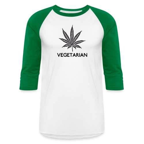 Vegetarian - Unisex Baseball T-Shirt