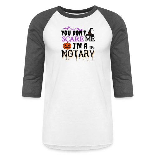 Halloween Notary Public - Unisex Baseball T-Shirt
