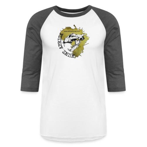 Leopard skull - Unisex Baseball T-Shirt
