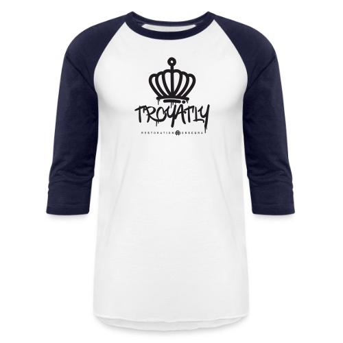 RO Troyalty Tag Dark - Unisex Baseball T-Shirt