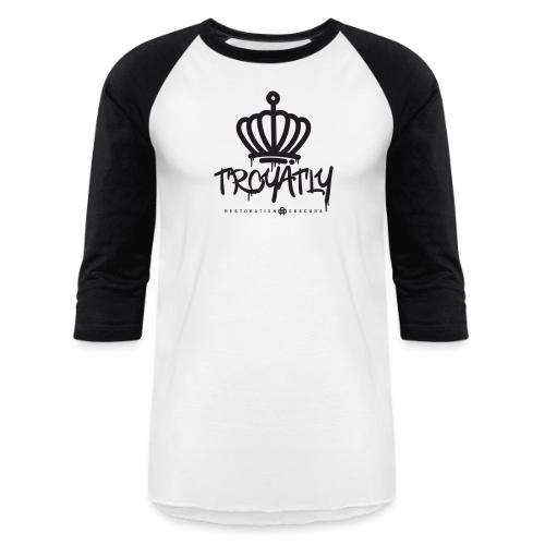RO Troyalty Tag Dark - Unisex Baseball T-Shirt