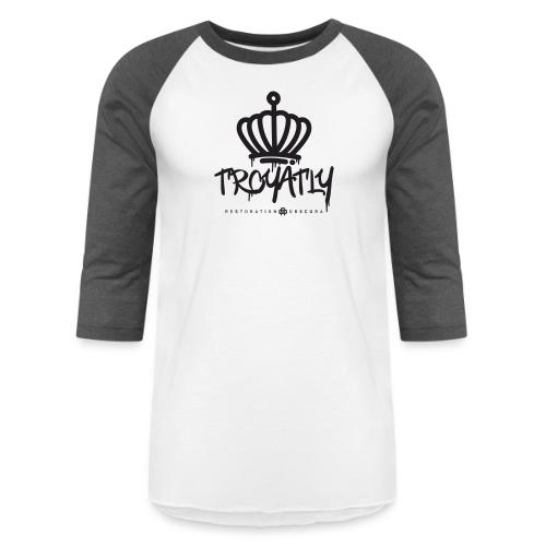 RO Troyalty Tag Dark - Unisex Baseball T-Shirt