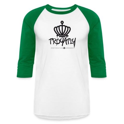 RO Troyalty Tag Dark - Unisex Baseball T-Shirt