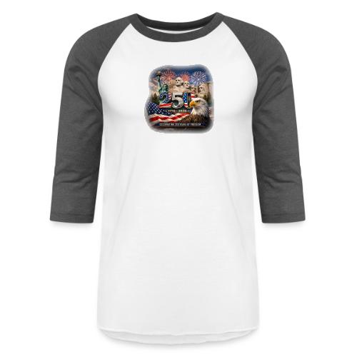 1776-2026 | Celebrating 250 Years of Freedom - Unisex Baseball T-Shirt