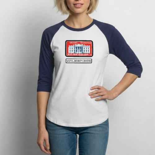 Democracy, Decency, White House brand shirt - Unisex Baseball T-Shirt