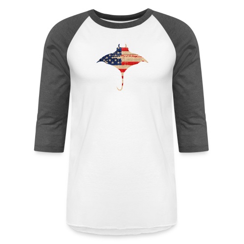 July 4th Stingray - Unisex Baseball T-Shirt