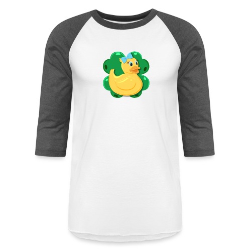 LuckyDuckyLogo - Unisex Baseball T-Shirt