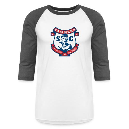 sammers on white png - Unisex Baseball T-Shirt