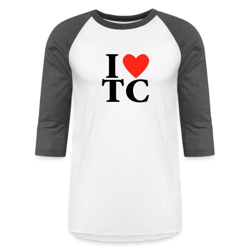 ILTC - I Love Tahoe City - Unisex Baseball T-Shirt