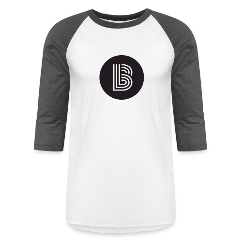 Big B on Black - Unisex Baseball T-Shirt