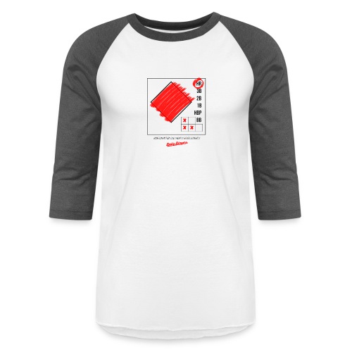 Home Run Scorebook - Unisex Baseball T-Shirt