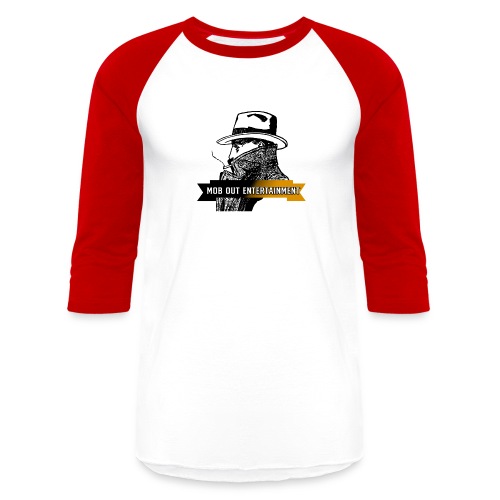 Mob Out Ent Logo - Unisex Baseball T-Shirt