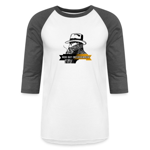 Mob Out Ent Logo - Unisex Baseball T-Shirt