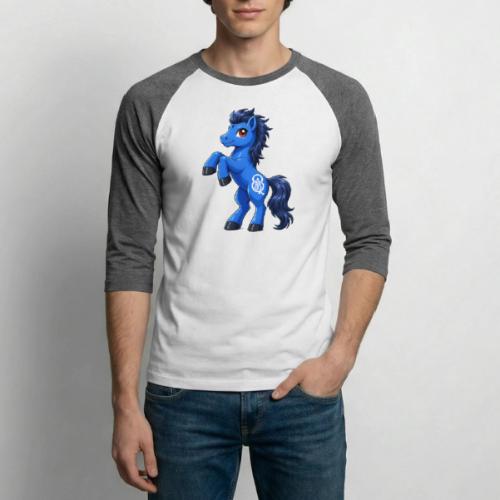 My first blucifer - Unisex Baseball T-Shirt