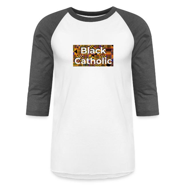 Kente Black Catholic Tee